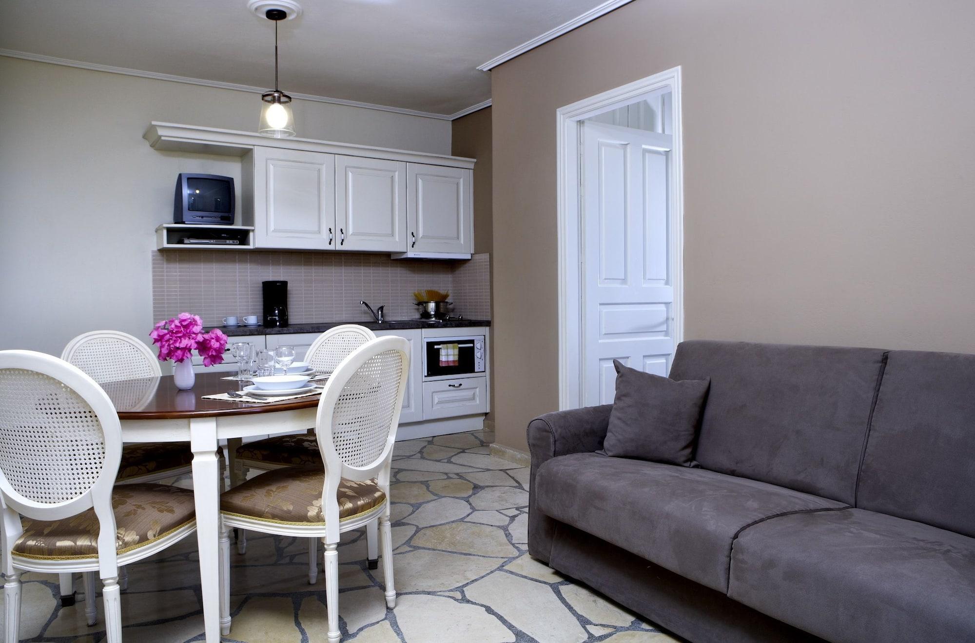 Dafnoudi Hotel Apartments Antipata  ภายนอก รูปภาพ