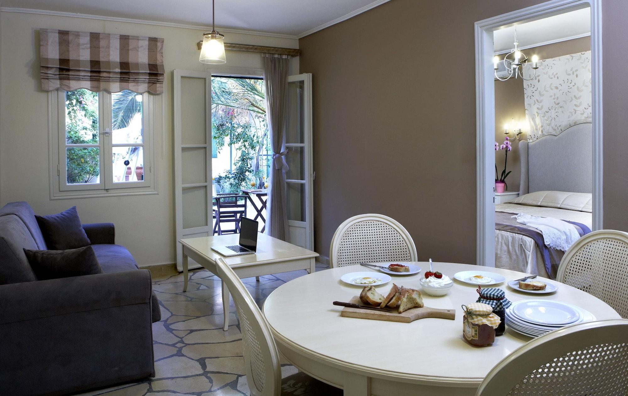 Dafnoudi Hotel Apartments Antipata  ภายนอก รูปภาพ